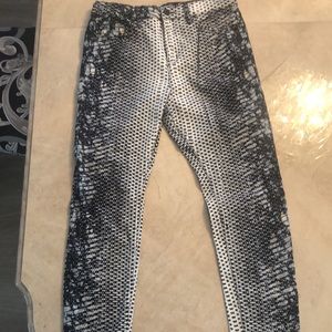 BDG Black and White high rise jeans. Twig ankle. Absolutely gorgeous!